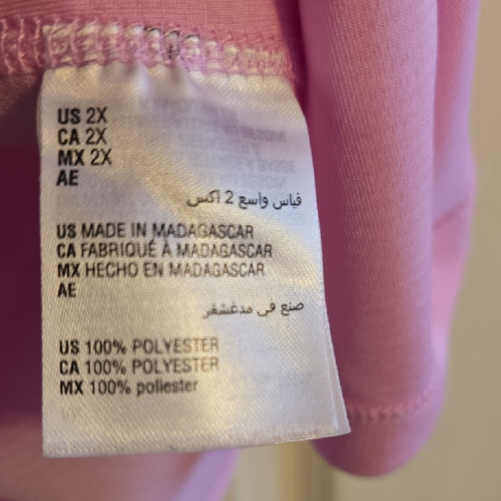 Ideology Light Pink Short Sleeve‎ Tee - Picture 3 of 3